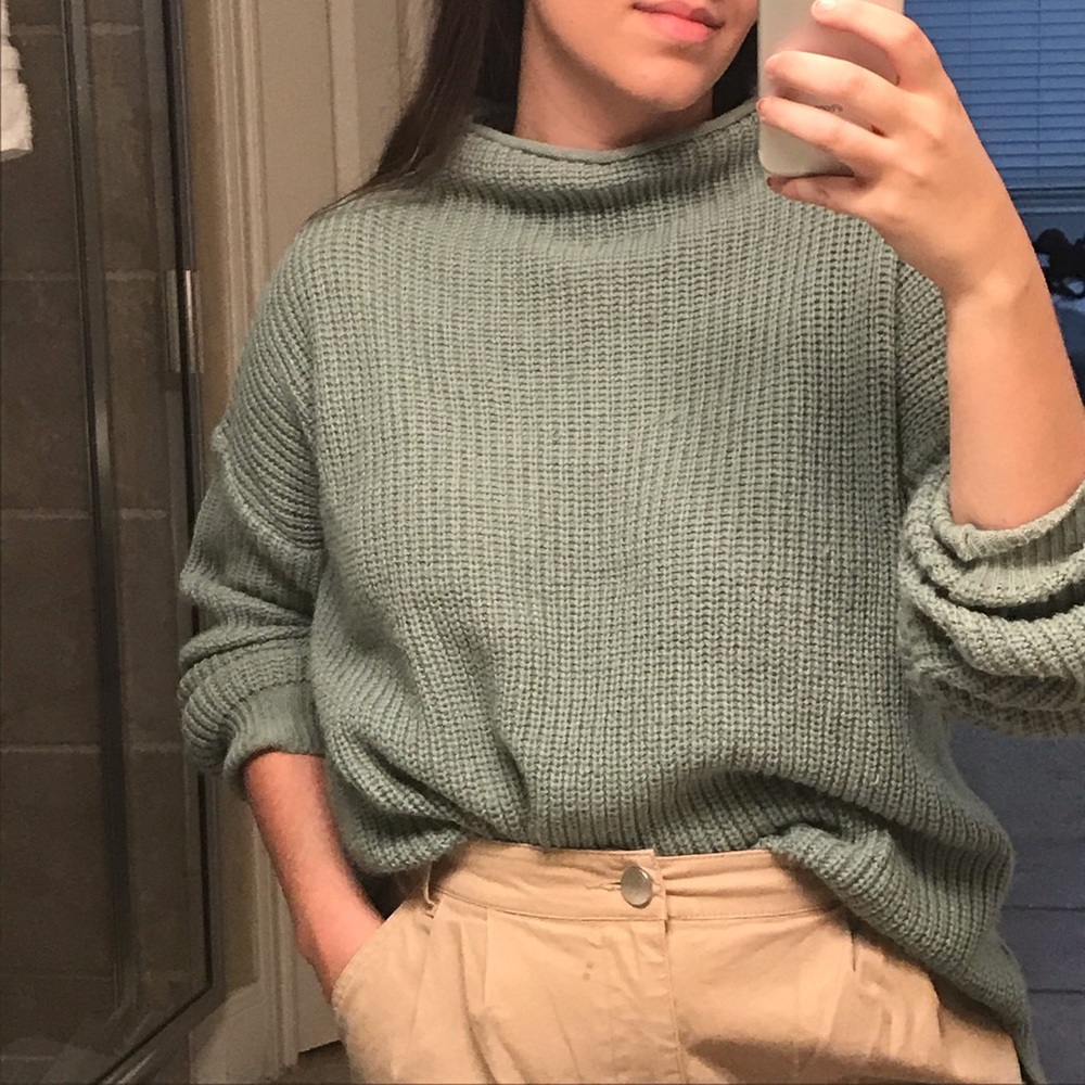 Knitted oversized sweater